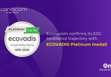 Econocom escala a medalla de platino por Ecovadis por su excelencia en ESG
