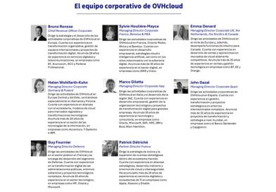 OVHcloud reestructura su departamento de grandes cuentas en Europa para acelerar el crecimiento OVHcloud reestructura su departamento de grandes cuentas en Europa para acelerar el crecimiento