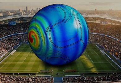 El balón de fútbol de 1930 frente al balón moderno, simulados con Solidworks El balón de fútbol de 1930 frente al balón moderno, simulados con Solidworks